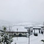 Wintery corporate team building